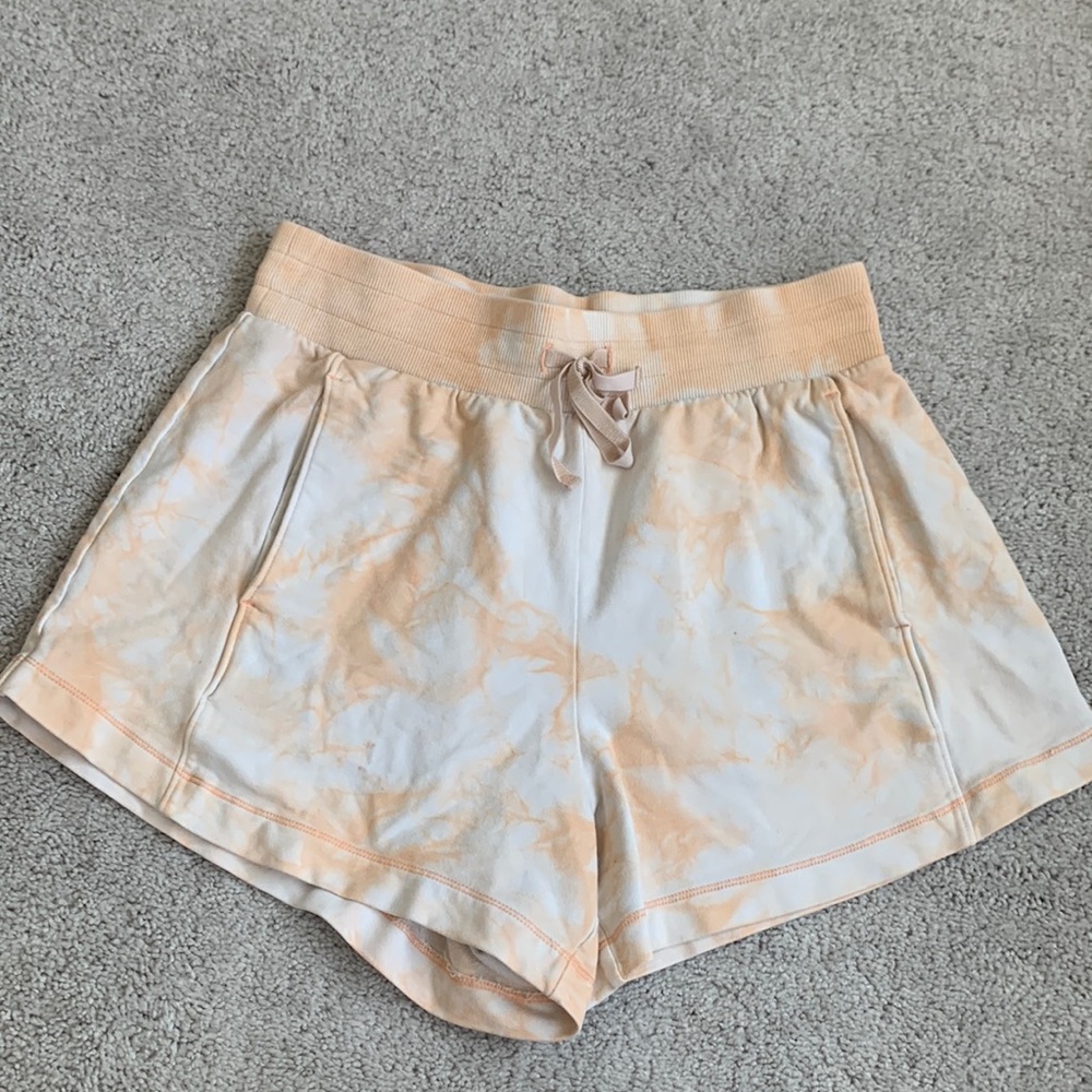 Target Activewear Lounge Shorts Orange Tie Dye Size S